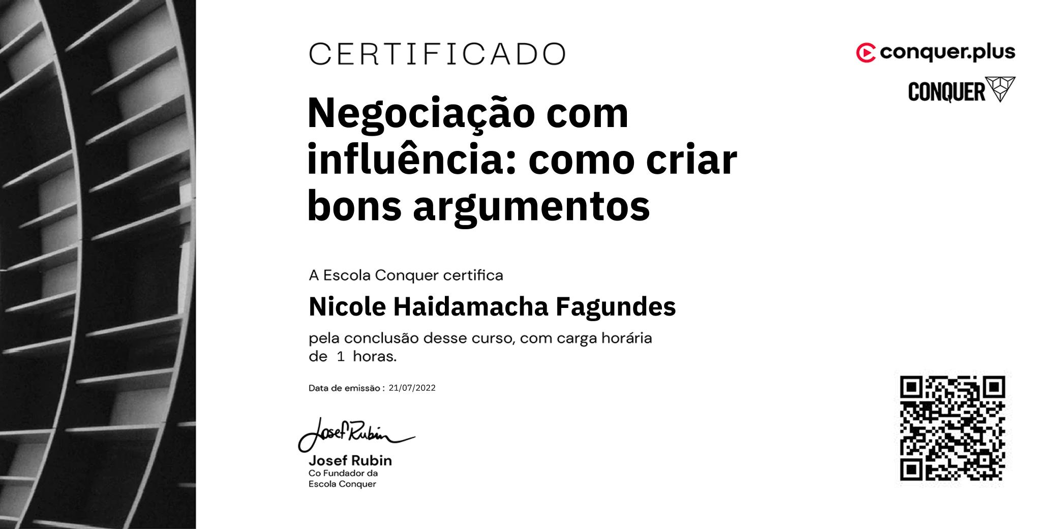 Certificado de Negociação com influência: como criar bons argumentos